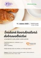 Snídaně koordinátorů dobrovolnictví - setkání Regionálního dobrovolnického centra v Chelčicích 1